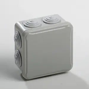 Savienojumu kārba PCE EP-088 88×88×50 mm, 7 kabeļu ievadi, IP54