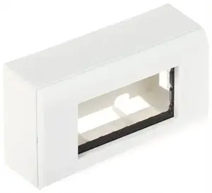 Flush-mount box with support and frame STASIŃSKI PK/SR/4M for modular installation