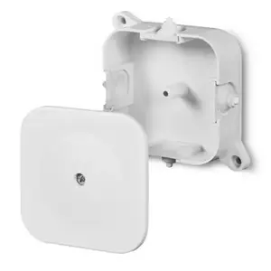Накладная пустая монтажная коробка ELEKTROPLAST E115AB-UL002 84×84×40 мм IP42 с клеммами