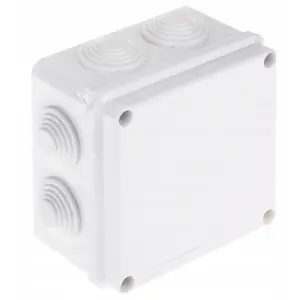 Savienojuma kārba ar kabeļu vārpstām Delta PKRA-100X100, montāžas kārba 100×100 mm