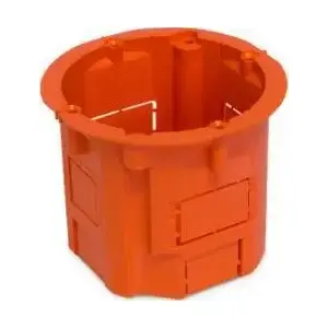 Uzstādīšanas kaste Volteo VT-451-6060, 60×60 mm, dziļā, oranža