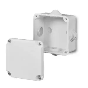 Наружная пустая монтажная коробка ELEKTROPLAST E115AB-UL008 IP55 88×88×60 мм с клеммами