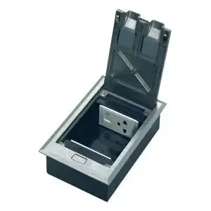 Floor box Alantec PP008 metal for concrete screed, 2 x 1.5M (45x45)