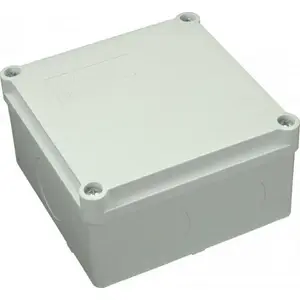 Наружная герметичная распределительная коробка PAWBOL S-BOX 116 IP56 серая 100×100×50 мм