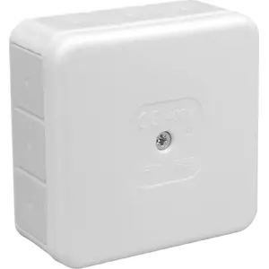 Virsmas montējama tukša savienojuma kaste ViPlast VP-31 (031-01) balta IP55 85×85×37 mm