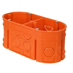 Recessed Dual-Mount Multiwall Box Simet M2X60F 60 mm, orange