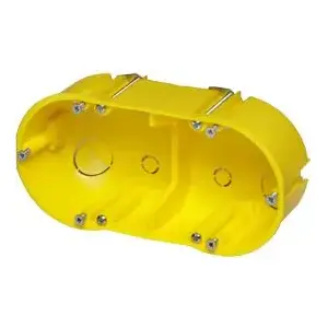 Двойная монтажная коробка для гипсокартонных стен ELEKTROPLAST PK-2x60 (0210-0N)