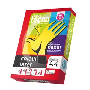 Papīrs Pro-Design inapa-tecno Colour Laser A4 Glancēts 250 lapas 210x297 mm Balts