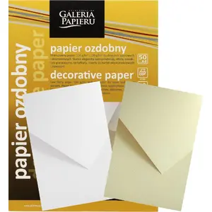 Декоративная бумага Galeria Papieru A4 120 г/м² Natte белая, 50 листов