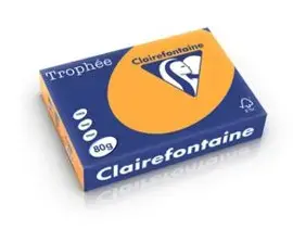 Бумага для печати Clairefontaine 1878C A4 (210×297 мм) 500 листов оранжевая, FSC