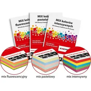Copy paper EMERSON A4 80 g/m² mixed colors 250 sheets