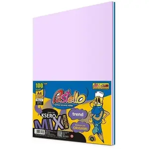 Copy paper A4 80 g/m² Alfa Pastello — 5 colours, blue sheets included, 100 sheets
