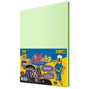 Copy paper A4 80 g/m² Alfa Pastello — pack of 100 sheets, 5 green shades