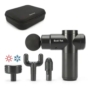 Handheld percussion massager TaoTronics BT-MAHC — universal use, battery-powered, black