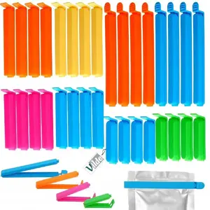 Bag Clips Vilde set of 32 – resealable food storage clips for bags and pouches
