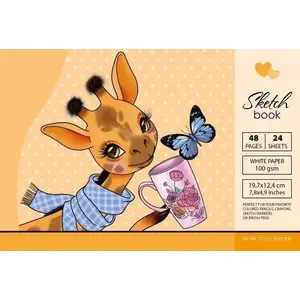 Skicētājs Fresh Szkicownik 197×124 mm, 48 lapas, 100 g/m², spirāles iesējums