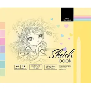 Notebook Fresh Szkicownik 14.5×19.7 cm 48 sheets yellow