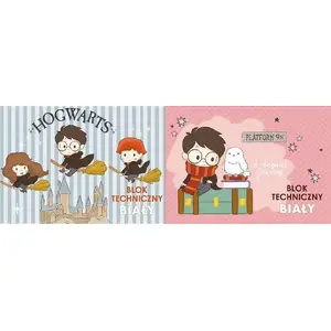 Notebook block Beniamin A4 10 sheets white Harry Potter — ruled sheets