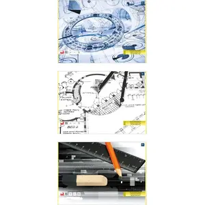 Graph Paper Pad INTERDRUK A3 20 sheets, white, millimeter grid