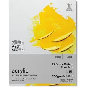 Пад для акрила Winsor & Newton 300 г/м², 27,9 x 35,6 см, 15 листов