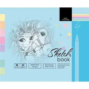 Notebook Fresh Szkicownik 14.5×19.7 cm 48 sheets blue