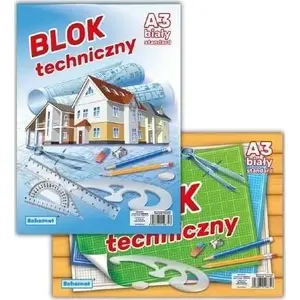 Tehniskās zīmēšanas bloks TEKA A3/10K 160 g balts, 10 lapas