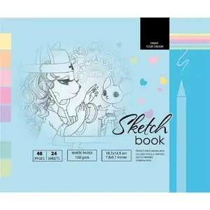 Notebook Fresh 14.5×19.7 cm 48 sheets blue
