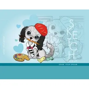 Skicēšanas grāmata Fresh Szkicownik 148×105 mm, 96 lpp., 100 g/m², cieta vāka