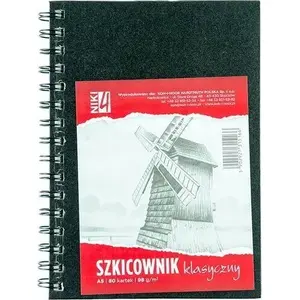 Sketchbook KOH-I-NOOR A5 80 sheets white — drawing pad, 377970