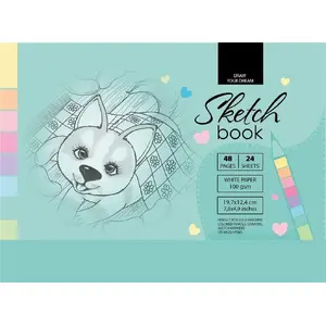 Notebook Fresh Szkicownik 12.4×19.7 cm 48 pages green