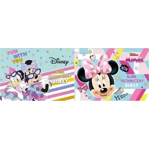 Beniamin technical drawing block A4 10 sheets white with Minnie Mouse