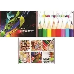 Drawing Pad INTERDRUK A4 20 sheets white, pack of 10