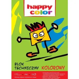 Technical Drawing Pad A4 10 Sheets Colored — Happy Color