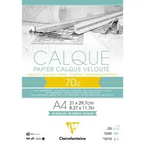 Mākslas papīrs Clairefontaine 96500C A4 70 g/m² 50 loksnes