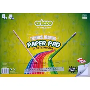 Paper block Cricco A3 10 sheets white — technical drawing pad