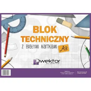 Drawing Pad Wektor A3 10 sheets white — Wektor 504447