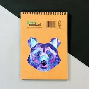 Sketchbook Greenmink 17×25 cm, 96 sheets, white paper — compact sketch pad