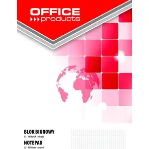 Notepad (A5) Office Products — technical pad, 100 sheets, white