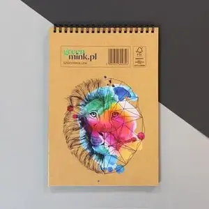 Sketchbook Greenmink 17x25 cm — 96 sheets, white paper