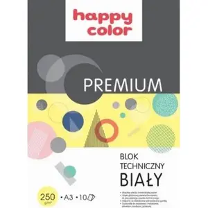 Technical Drawing Paper Pad Happy Color Premium A3 10 sheets 250 g/m² white