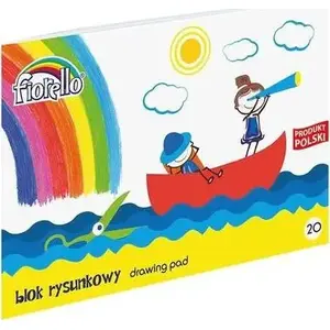 Drawing Pad Fiorello A4 20-sheet white — sketching and drawing paper