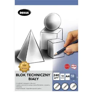 Technical Drawing Block A4 10 Sheets White Premium — Beniamin
