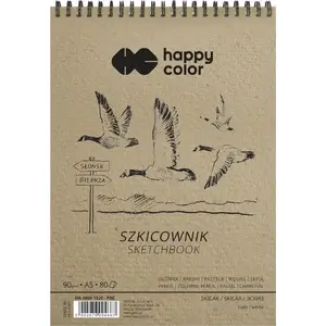 Sketchbook GDD A5 — 80 sheets, white paper, notebook for drawing and sketching