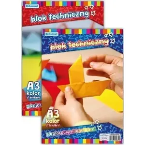 Technical Drawing Pad SCHEMAT A3 160 g/m² colored sheets, 10 pads (10 sheets each)