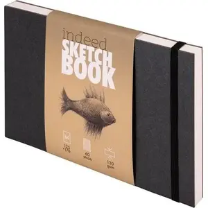 Sketch notebook Antra Indeed Sketch Notebook B6 black — sketchbook B6 size, black cover