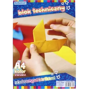 SCHEMAT Technical Drawing Block A4 10 Sheets 160 g/m² Colored