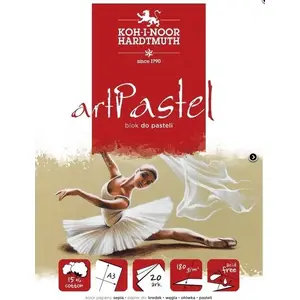 Sketchbook KOH-I-NOOR A4 20 sheets sepia paper – spiral-bound drawing pad