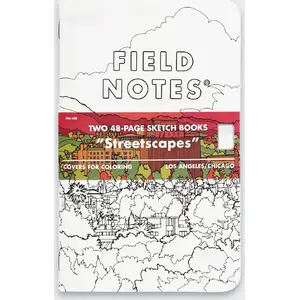 Скетчбук Atheneum Books for Young Readers Field Notes Streetscapes Los Angeles — карманный блокнот, в линейку