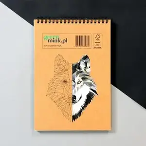 Sketchbook Greenmink 17×25 cm, 96 sheets, white paper
