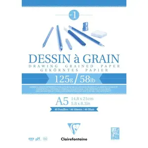 Sketchbook Clairefontaine 96686C — multicolour cover, 125 g/m² paper